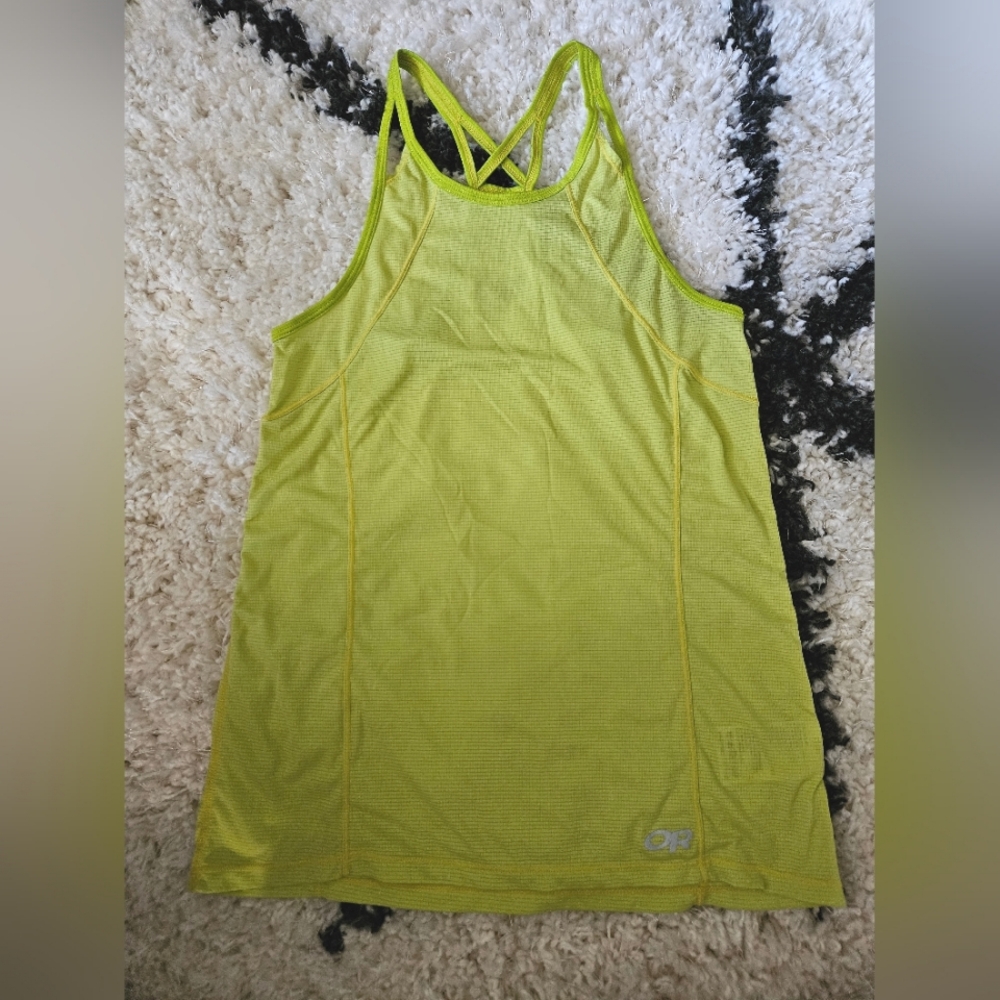 Outdoor Research Tank, neon green, S